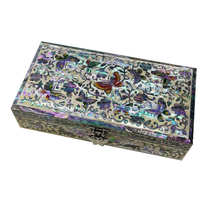 Luodian Lacquer Gold Jewelry Box - Wedding Birthday Gift