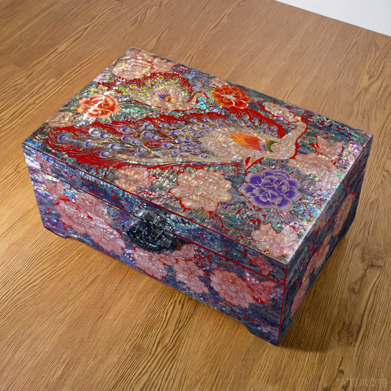 Premium Lacquer Jewelry Gift Box - Portable Chinese Style