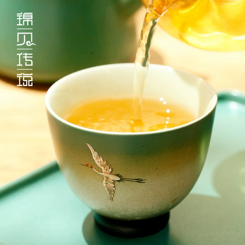 Luodian Lacquer Tea Tray - Solid Wood Tea Ceremony Table