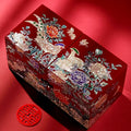 Traditional Chinese Lacquer Jewelry Box - Heritage Craftsmanship