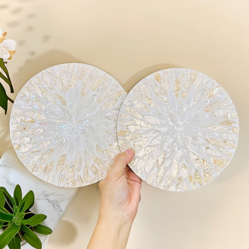 Shell Heat Insulation Coaster Set - Luxury Table Mat